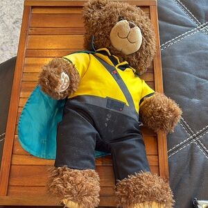 Build-A-Bear Harry Potter Gryffindor Plush in a Hufflepuff Quidditch outfit